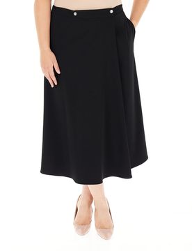 ELENA MIRO' Gonna midi NERO 48