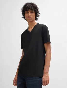 Paquete de dos camisetas slim fit de algodón elástico - HUGO - FashionsVida