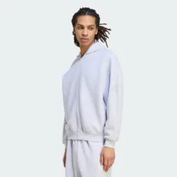 FELPA SOFT LUX CON CAPPUCCIO E ZIP INTEGRALE L Light Grey Heather