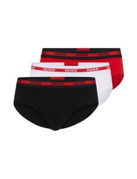 Para hombre. 50492378 Pack 3 Slips Triplet rojo, , (S), Homewear, Algodón