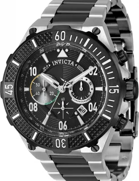In-40511 Mens Aviator Watch - Silver - One Size - Invicta - FashionsVida