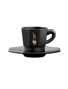 Espresso Tassen 4er Set Schwarz/Kupfer schwarz baby - Bialetti - FashionsVida