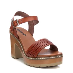 Sandales à Talons 17077 Camel EU 38