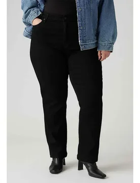 Jeans Taille Haute 724™ Pl Straight Black 14 - Levi´s ® - FashionsVida