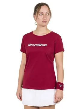 Team Cotton Short Sleeve T-shirt Cardinal XL - Tecnifibre - FashionsVida