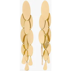 Pendientes maxi con múltiples formas ovaladas unidas