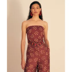 Sfera - Top pañuelo estampado