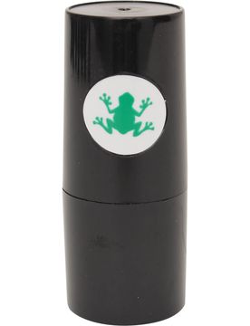 Golfball-Stempel Frosch grün