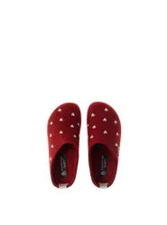 Ciabatte in feltro ROSSO 36