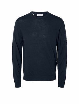 Pullover SLHTRAY blau L herren