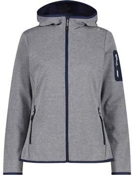 Woman jacket fix hood chaqueta outdoor mujer Azul (46) - CMP - FashionsVida