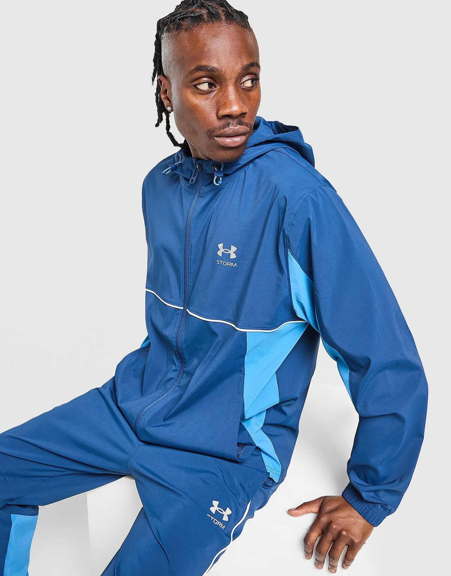 Tech Storm Jacket - Herren, Blau - male - Size: M - Under armour - FashionsVida