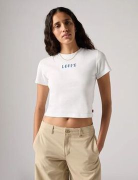 T-Shirts & Poloshirts A8798 0043 - Sporty Tee-Bright White It S Female