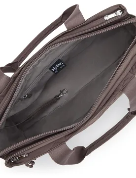 Portadocumentos pequeño con cremallera y protección para portátil - Kipling - FashionsVida