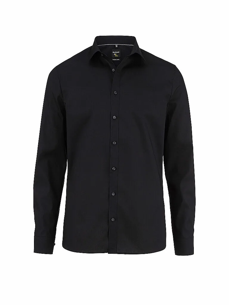 Chemise business super slim noir 42 - Olymp No.6 - FashionsVida