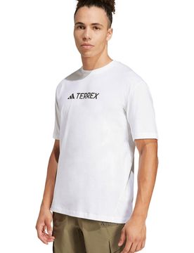Terrex classic logo camiseta montaña manga corta hombre Blanco (XXL)