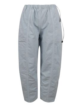 Pantaloni angel flare con coulisse in vita