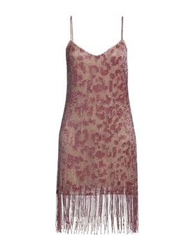 Vestido midi Mujer Rosa antiguo XS Mujer