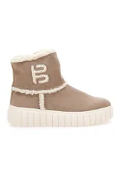 Stivaletti Beige con Pelo Interno e Flatform BAGATT D31AMC526469 38