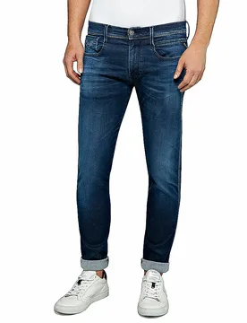 Vaqueros Slim Fit ANBASS HYPERFLEX CLOUDS azul 32/L34 - Replay - FashionsVida