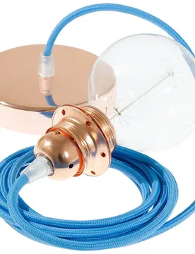 Cables Lampe Suspendue Pendel Pour Abat-jour Rm11 Diy 1 M Turquoise / Copper One Size - Creative - FashionsVida
