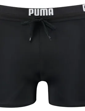 Logo Swim Trunk Herren Badehose, schwarz XS