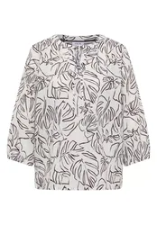 TOS Print Tunic Blouse female