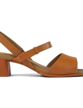 Sandalias de tacón de mujer de piel katie - Camper - FashionsVida