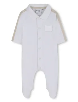 Pigiama A Maniche Lunghe J5301 White 3 Mesi