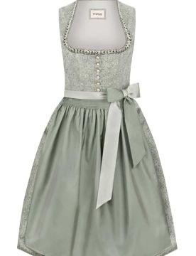 Dirndl Amaya (salbei, Gr. 48) von Bergfeuer Couture für Damen, 100 % Polyester