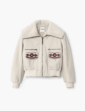 Veste trucker WHITE L female - Desigual - FashionsVida