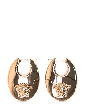 Versace Elegant Metal Earrings