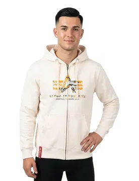 Industries Sweat-shirt à Zip Basic Jet Stream White 2XL