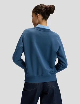 Relaxed Raglan Crew Sweatshirt Academy Blue Größe XL female - Lee - FashionsVida