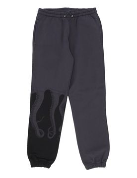 Pantalone Tuta Felpato Uomo Side Sweatpants Asphalt