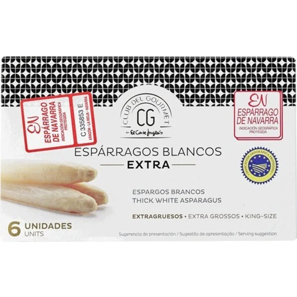 Espárragos blancos cojonudos 6-8 frutos - El Navarrico - FashionsVida