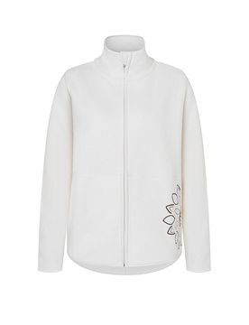 Veste polaire de yoga Mena crème XS