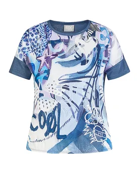 Rabe T-shirt bleu marine 48 - RABE - FashionsVida