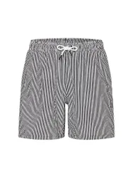 Short de bain rayé bleu marine XXL