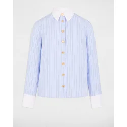 Camisa de mujer manga larga rayas