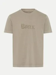 Brax T-Shirt mit Logoprint Beige XL