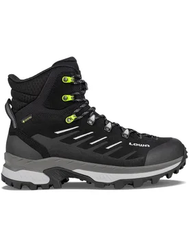 Chaussures de trekking GORE-TEX® - Randir GTX Mid Black/Grey en Cuir - Taille 46 - Noir - Lowa - FashionsVida
