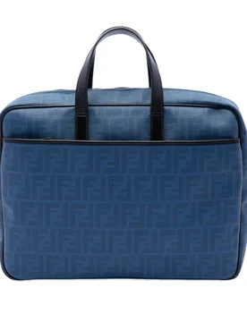 Zucca Coated Canvas Business Bag - Fendi - FashionsVida