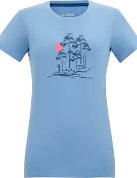 WnsFingalStretch Damen T-Shirt, blau 22