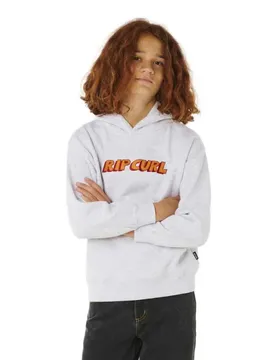 Sweat à Capuche Eternal Shred Logo Light Grey Heather 12 Années Garçon