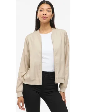 Chaqueta bomber de mujer con cremallera - Vila - FashionsVida