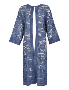 Kimono In Pizzo Di Misto Cotone