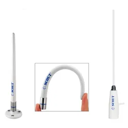 Am/fm Radio Antenna White 90 cm unisex