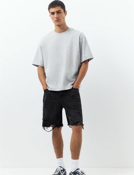 Bermuda Jeans Straight