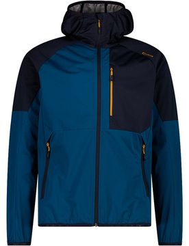 Man jacket fix hood chaqueta softshell hombre Azul (52)